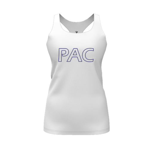 [FT0TRBWH-FYS-LOGO2] Decker Racerback Tank Top (Female Youth S, White, Logo 2)
