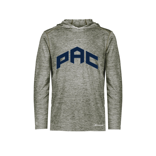 [FOLHCGGY-AS-LOGO1] Decker Men's Charge Hoodie (Adult S, Gray, Logo 1)