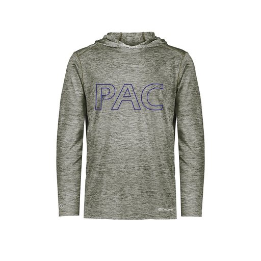 [FOLHCGGY-AS-LOGO2] Decker Men's Charge Hoodie (Adult S, Gray, Logo 2)